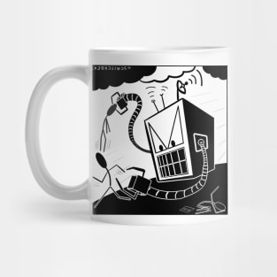 The Cubes Attack! Mug